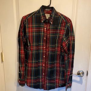 J. Crew Mens Classic Stewart Plaid Tartan in Small